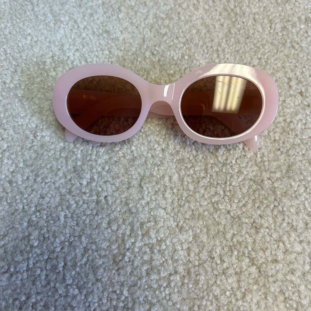 Celine Pink Oval Sunglasses